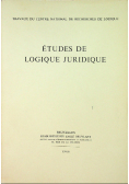 Etudes de logique juridique volume II