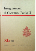 Insegnamenti di Giovanni Paolo II tom XI część 1 1988