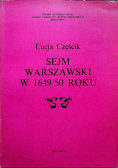 Sejm Warszawski w 1649  50 roku