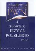 Akademia języka polskiego PWN Tom 2 słownik języka polskiego