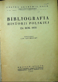 Bibliografia historii polskiej za rok 1955