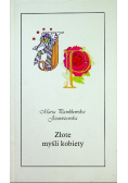 Złote myśli kobiety