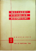Wojskowy przegląd historyczny rok XIII nr 1