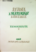 Studia i materiały lubelskie Etnografia 1