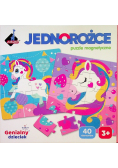 Puzzle magnetyczne jednorożec