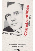 Carnets intimes 1980 - 1984