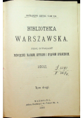 Biblioteka Warszawska 1892 tom CCVI