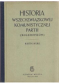 Historia Wszechzwiązkowej Komunistycznej Partii Bolszewików