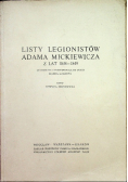 Listy Legionistów Adama Mickiewicza z lat 1848 1849
