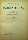 Mickiewicz Dzieła prozą tom IV i V 1933 r.
