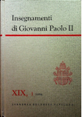 Insegnamenti di Giovanni Paolo II Tom XIX Część 1 1996