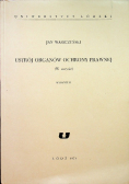 Ustrój organów ochrony prawnej