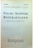 Polski Słownik Biograficzny Tom XXIV Zeszyt 100