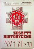 Zeszyty historyczne win u nr 16 rok 2001