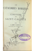 Les Catacombes Romaines 1888 r