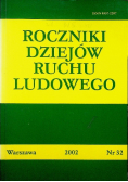Roczniki dziejów ruchu ludowego nr 32