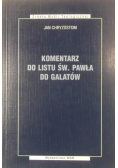 Komentarz do listu św Pawła do Galatów