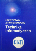 Słownictwo znormalizowane Technika informatyczna