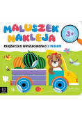Maluszek nakleja Książeczka wyszukiwanka z misiem z dużymi naklejkami 3+