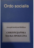 Ordo socialis chrześcijańska nauka społeczna