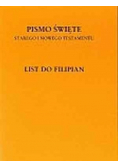 List Do Filipian. Pismo Święte Starego I Nowego Testament