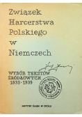 Związek Harcerstwa Polskiego w Niemczech Wybór tekstów źródłowych 1933 1939