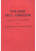 Polskie siły zbrojne w drugiej Wojnie Światowej Tom II Część 2