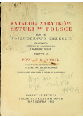 Katalog zabytków sztuki w polsce Tom III zeszyt 10