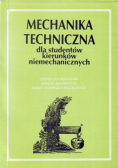 Mechanika techniczna dla studentów kierunków niemechanicznych