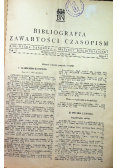 Bibliografia zawartości czasopism Zeszyt 1 1961 r