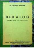 Dekalog  krótkie nauki o przykazaniach 1937 r
