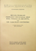 Brulion przekładu biblii pióra Tomasza ze zbrudzewa