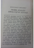 Próba analizy ewolucji w sztuce