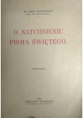 O natchnieniu pisma Świętego 1930r