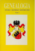 Genealogia studia i materiały historyczne Tom 2