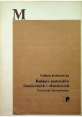 Badanie materiałów formierskich i rdzeniowych