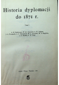 Historia dyplomacji do 1871 tom 1
