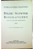 Polski słownik biograficzny Tom 1