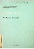 Konstytucja królestwa Holandii