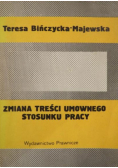 Zmiana treści umownego stosunku pracy