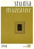 Studia muzealne Zeszyt XV