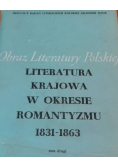 Obraz Literatury Polskiej Literatura Krajowa w okresie romantyzmu 1831 - 1863