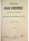 Analecta Juris Pontificii tom XX 1881 r.