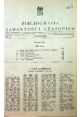 Bibliografia zawartości czasopism 1972 r