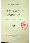 Na wyżynach modlitwy 1914r
