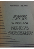Agape W pismach Klemensa Aleksandryjskiego