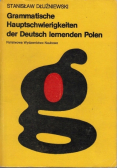 Grammatische Hauptschwierigkeiten der Deutsch lemenden Polen