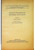 Statuty synodalne Henryka Kietlicza 1938 r.