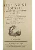 Sielanki polskie z różnych autorów zebrane  reprint 1778 r