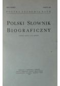 Polski Słownik Biograficzny Tom XXXIII nr 3 Zeszyt 138